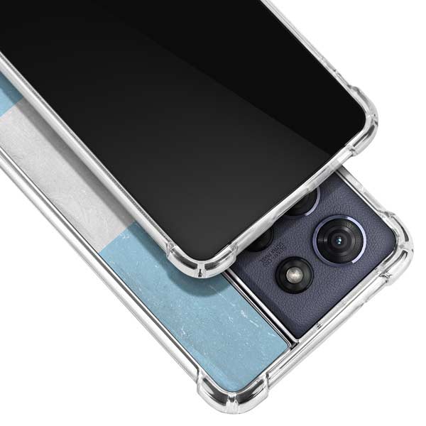 Guatemala Flag Distressed Moto G Power 5G (2025) Clear Case