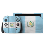Guatemala Flag Distressed Nintendo Switch 2 (2025) with Joy-Con Skin