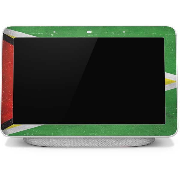 Guyana Flag Distressed Google Home Hub Skin