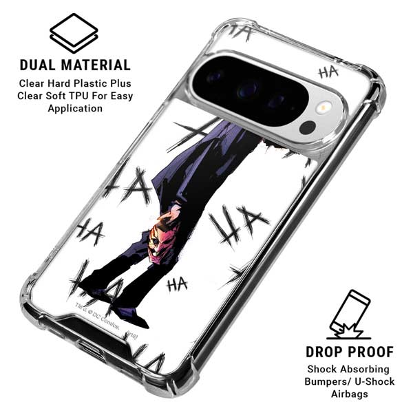DC Comics The Joker HAHAHA Walking Google Pixel 10 Pro Clear Case