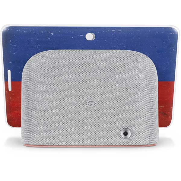 Haiti Flag Distressed Google Home Hub Skin
