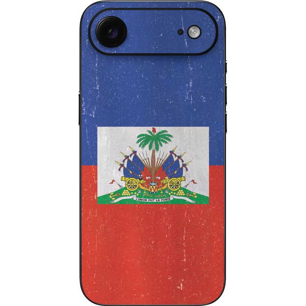 Haitian Flag Distressed iPhone 17 Air Skin