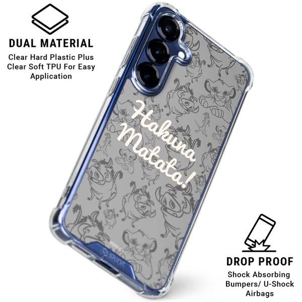 Disney The Lion King Hakuna Matata Galaxy S25 FE Clear Case
