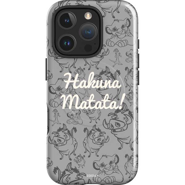 Disney The Lion King Hakuna Matata iPhone 16 Pro Magsafe Impact Case