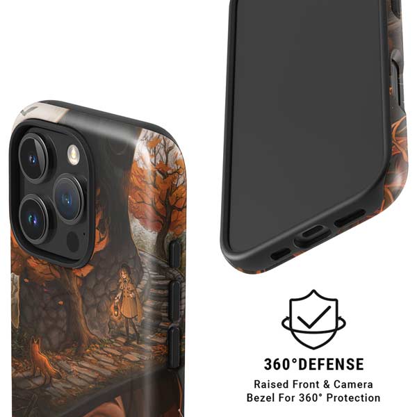 Halloween Pumpkin Witch with Fox by Ivy Dolamore iPhone 16 Pro Max Magsafe Impact Case