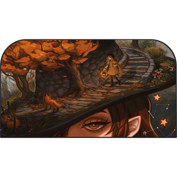 Halloween Pumpkin Witch with Fox by Ivy Dolamore Nintendo Switch 2 (2025) with Joy-Con Skin