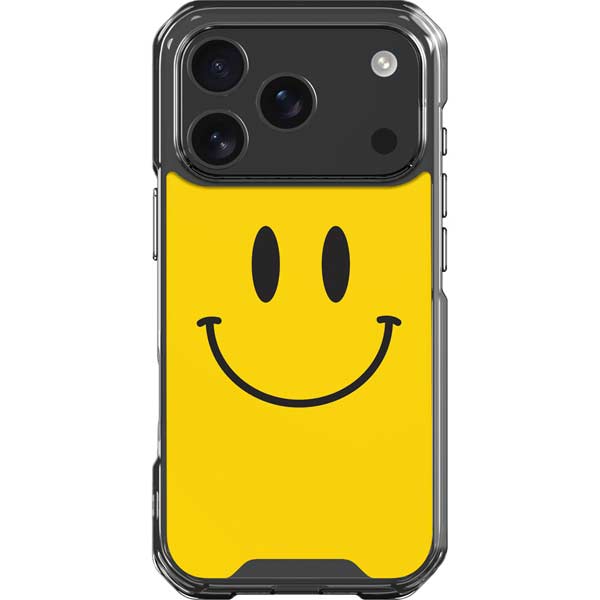 Happy Face iPhone 17 Pro Clear Case