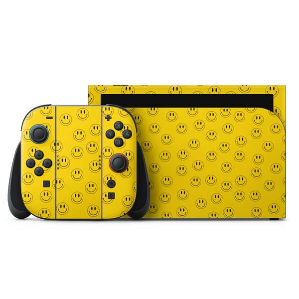 Happy Face Pattern Nintendo Switch 2 (2025) with Joy-Con Skin
