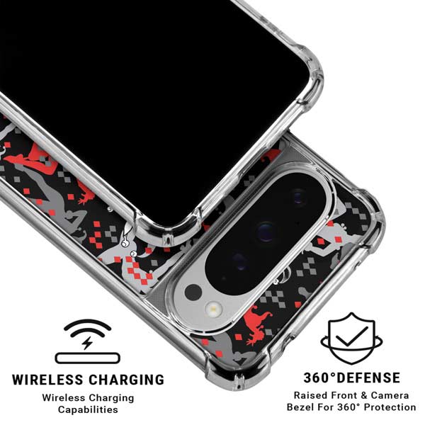 DC Comics Harley Quinn All Over Print Google Pixel 10 Pro Clear Case