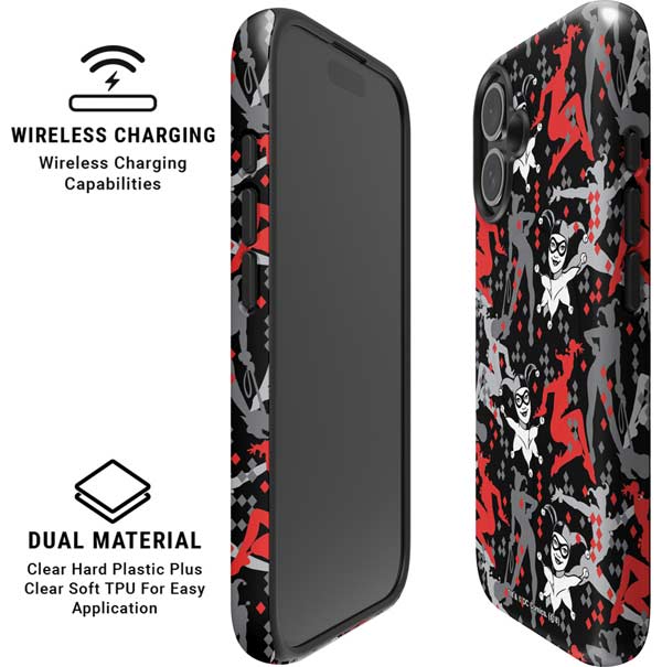 DC Comics Harley Quinn All Over Print iPhone 16 Magsafe Impact Case