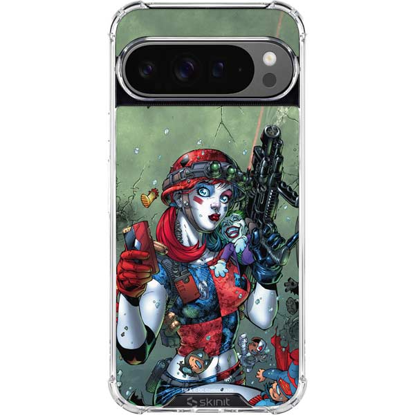 DC Comics Harley Quinn Little Black Book Cover#47 New 52 Art by Jim Lee Google Pixel 10 Pro Clear Case