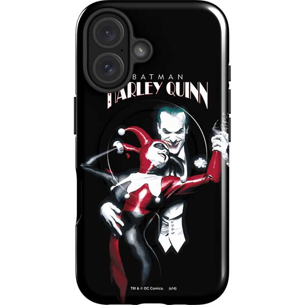 DC Comics The Joker Batman: Harley Quinn Cover #1 Art by Alex Ross. Piece Also known as Tango with Evil iPhone 16 Magsafe Impact Case