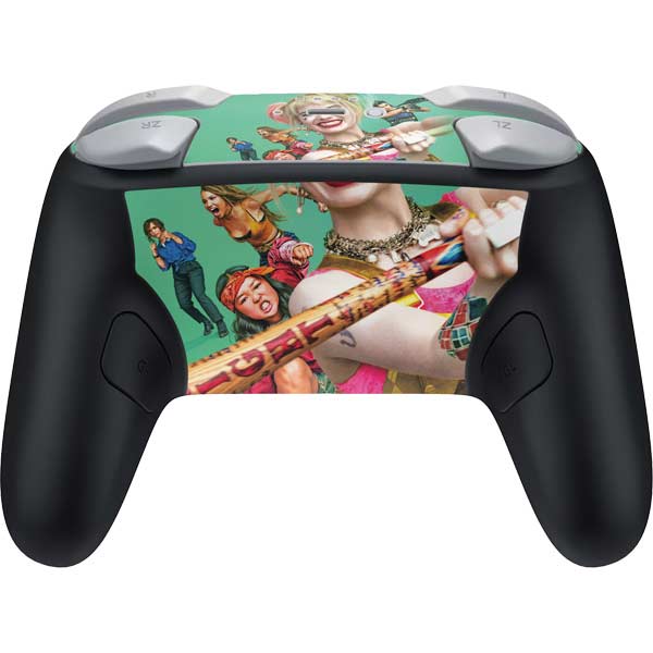 DC Comics Harley Quinn Birds of Prey Nintendo Switch 2 (2025) Pro Controller Skin