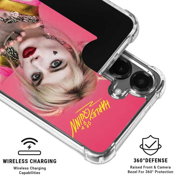 DC Comics Harley Quinn Blowing Kisses Galaxy S26 Clear Case