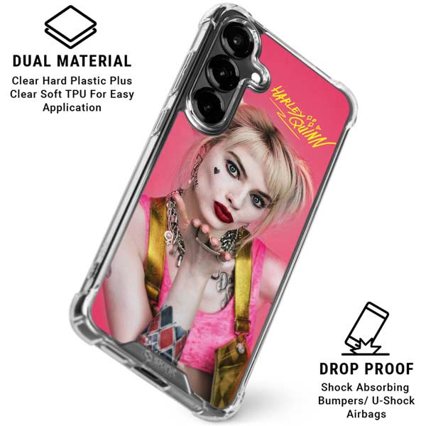 DC Comics Harley Quinn Blowing Kisses Galaxy S26 Clear Case