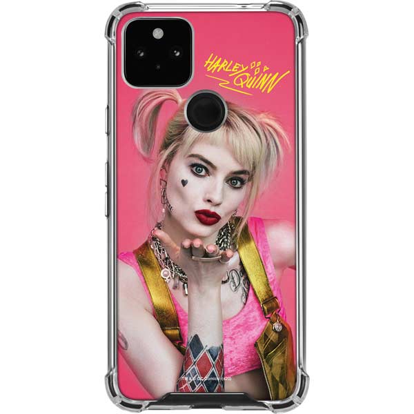 DC Comics Harley Quinn Blowing Kisses Pixel Cases