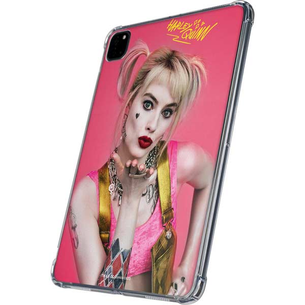 DC Comics Harley Quinn Blowing Kisses iPad Pro 11in (2024) Clear Case