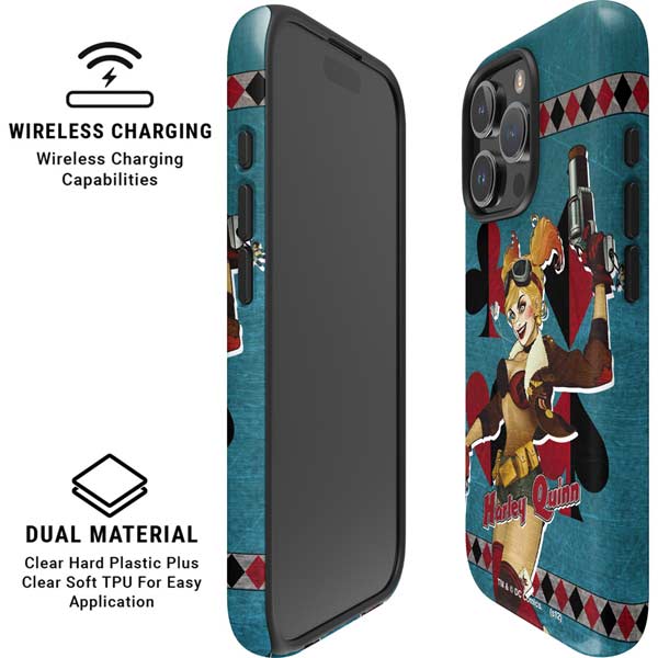 DC Comics Bombshells Harley Quinn iPhone 16 Pro Magsafe Impact Case