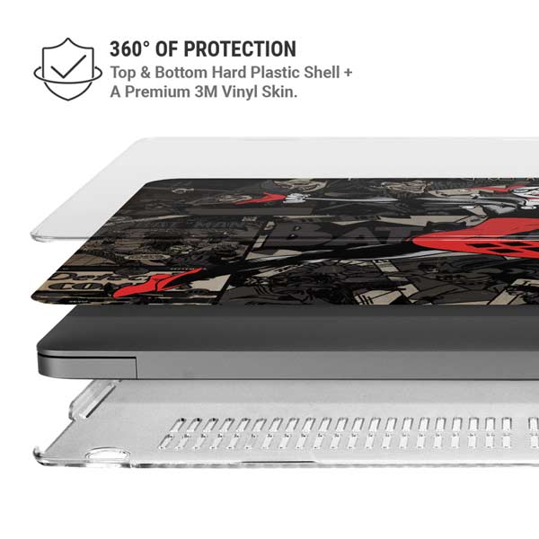 DC Comics Harley Quinn Vintage Action pose pattern MacBook Pro 14in (2021-24) Case plus Skin