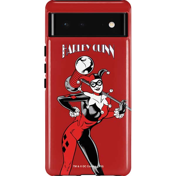 DC Comics Harley Quinn Classic Art Pose Pixel Cases