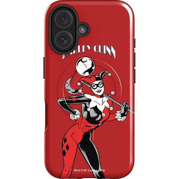 DC Comics Harley Quinn Classic Art Pose iPhone 16 Magsafe Impact Case