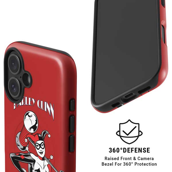 DC Comics Harley Quinn Classic Art Pose iPhone 16 Magsafe Impact Case