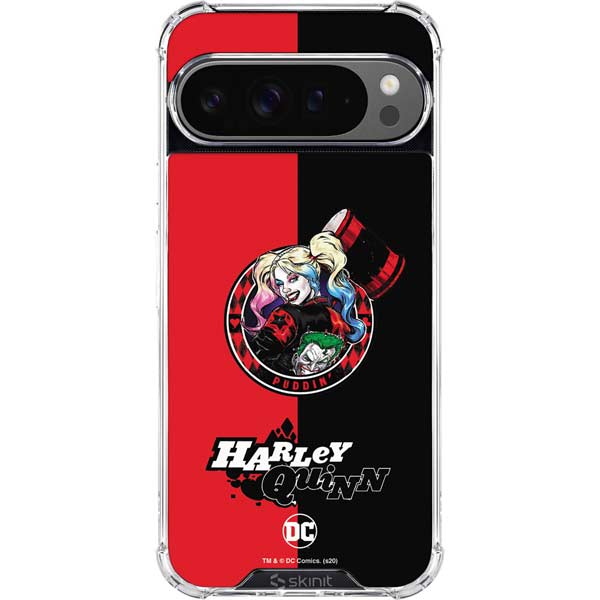 DC Comics Harley Quinn Puddin Google Pixel 10 Pro XL Clear Case