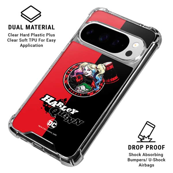 DC Comics Harley Quinn Puddin Google Pixel 10 Pro XL Clear Case