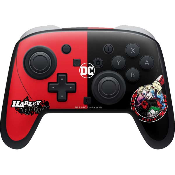 DC Comics Harley Quinn Puddin Nintendo Switch 2 (2025) Pro Controller Skin