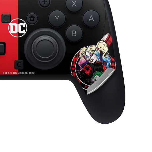 DC Comics Harley Quinn Puddin Nintendo Switch 2 (2025) Pro Controller Skin