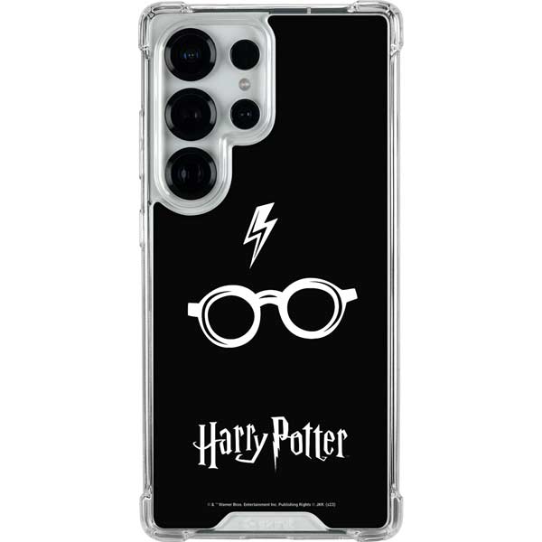 Wizarding World Harry Potter Scar and Glasses Galaxy S25 Ultra Clear Case
