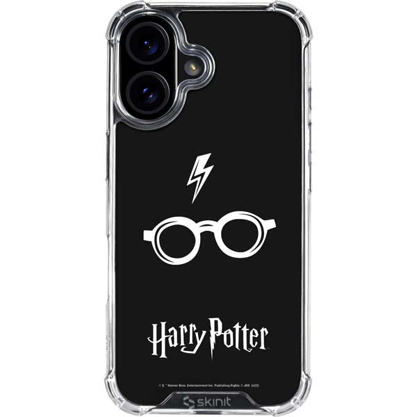 Wizarding World Harry Potter Scar and Glasses iPhone 16 Plus Clear Case