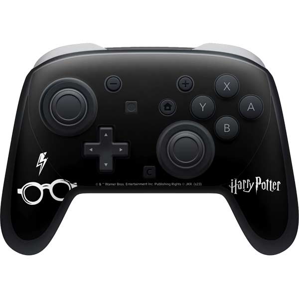 Wizarding World Harry Potter Scar and Glasses Nintendo Switch 2 (2025) Pro Controller Skin