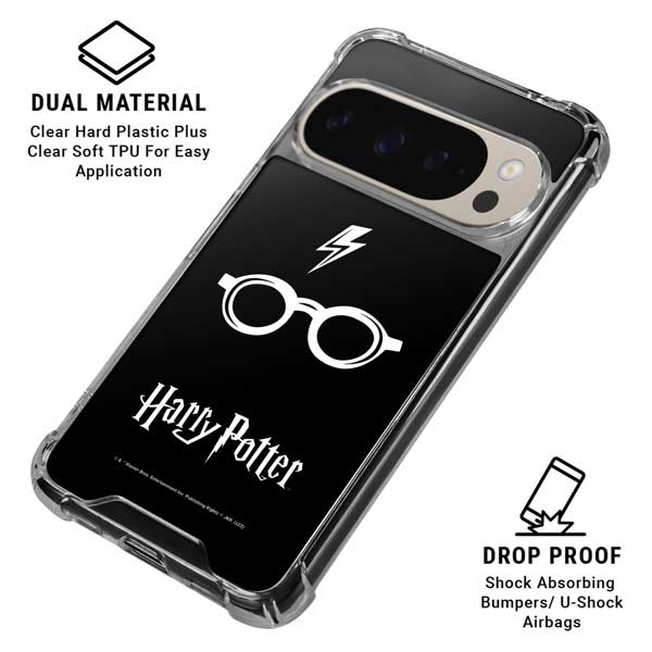 Wizarding World Harry Potter Scar and Glasses Pixel 9 Pro XL Clear Case