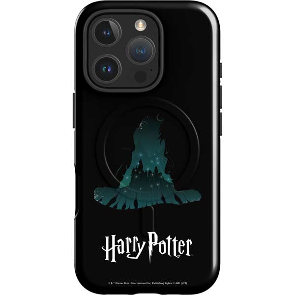 Wizarding World Harry Potter Hats and Hogwarts iPhone 16 Pro Magsafe Impact Case