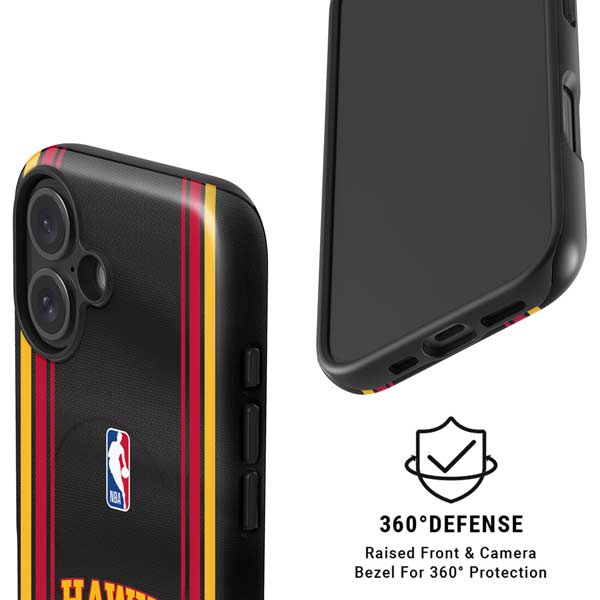 NBA Atlanta Hawks Jersey iPhone 16 Plus Magsafe Impact Case