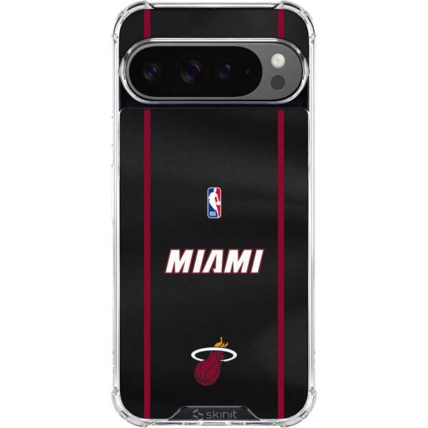NBA Miami Heat Jersey Google Pixel 10 Pro XL Clear Case