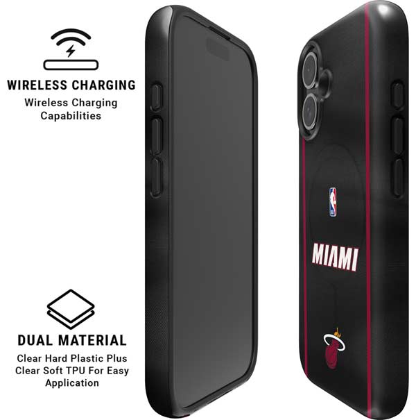 NBA Miami Heat Jersey iPhone 16 Magsafe Impact Case