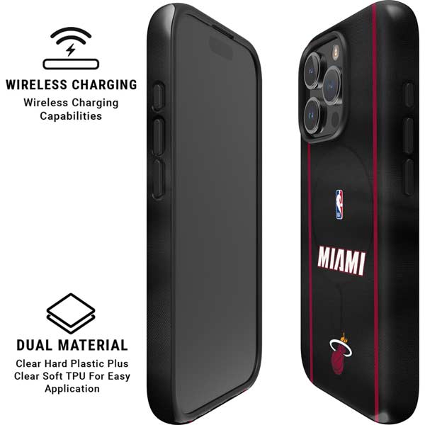 NBA Miami Heat Jersey iPhone 16 Pro Max Magsafe Impact Case