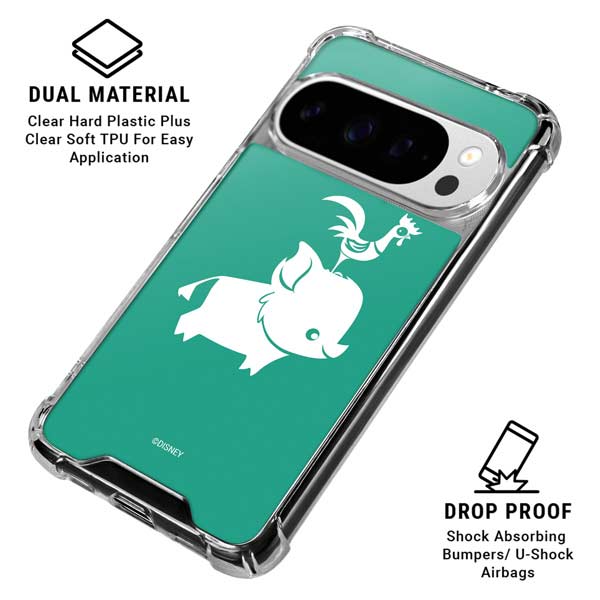 Disney Princess Moana Heihei and Pua Google Pixel 10 Pro Clear Case