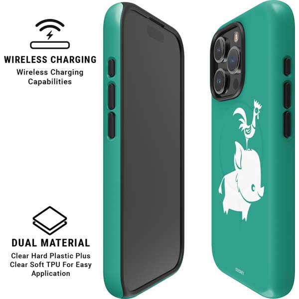 Disney Princess Moana Heihei and Pua iPhone 16 Pro Max Magsafe Impact Case