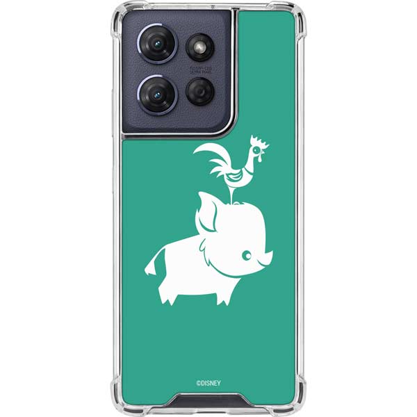 Disney Princess Moana Heihei and Pua Moto G Power 5G (2025) Clear Case