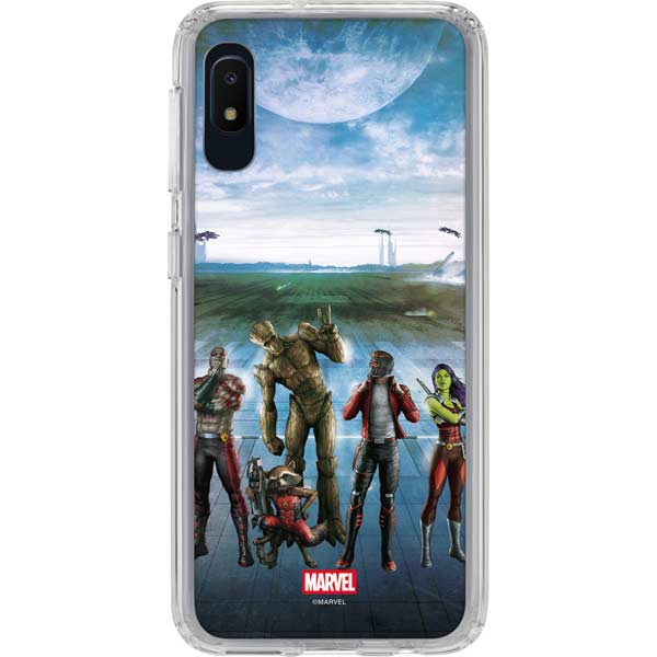 Marvel Guardians of the Galaxy Hero Squad Galaxy A10e Clear Case