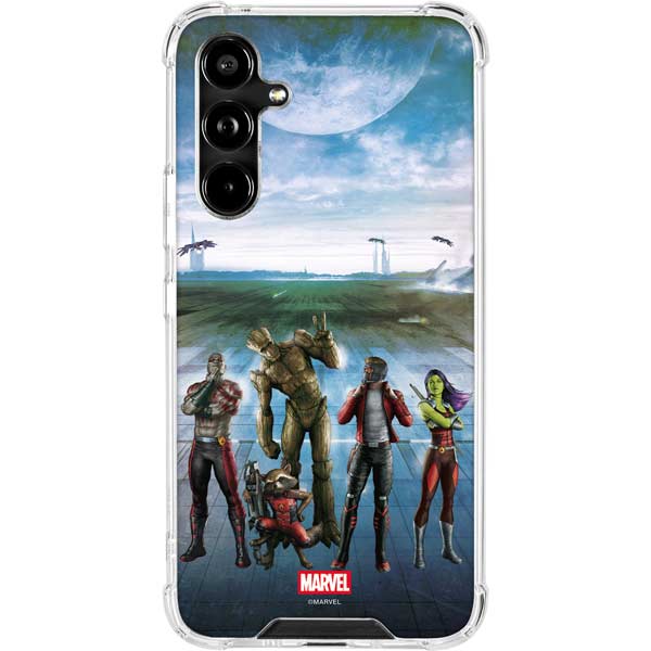 Marvel Guardians of the Galaxy Hero Squad Galaxy A54 5G Clear Case