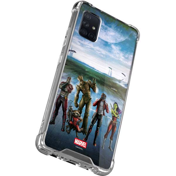 Marvel Guardians of the Galaxy Hero Squad Galaxy A71 5G Clear Case