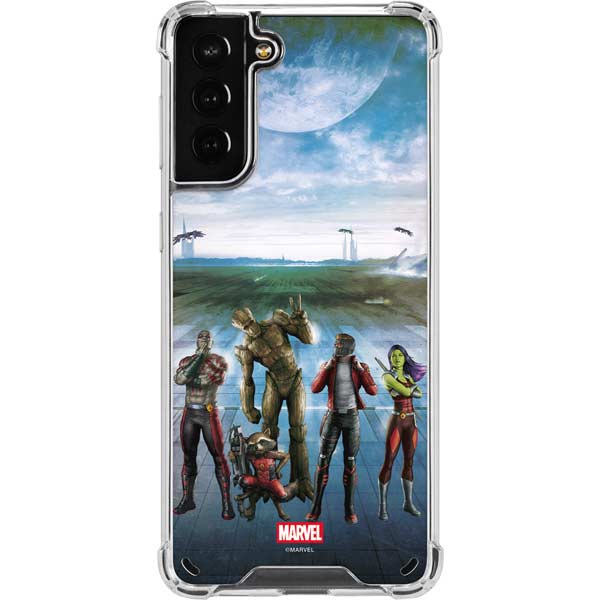 Marvel Guardians of the Galaxy Hero Squad Galaxy S21 Plus 5G Clear Case