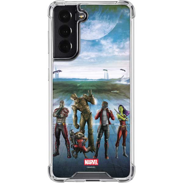 Marvel Guardians of the Galaxy Hero Squad Galaxy S22 Clear Case