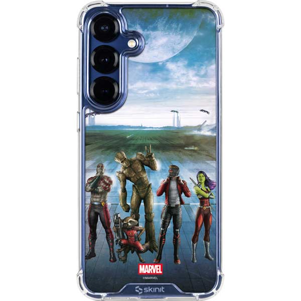 Marvel Guardians of the Galaxy Hero Squad Galaxy S25 Plus Clear Case