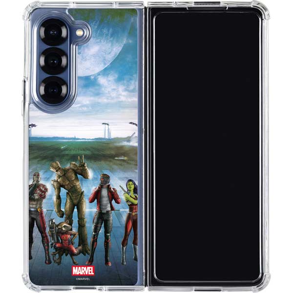 Marvel Guardians of the Galaxy Hero Squad Galaxy Z Fold7 Clear Case