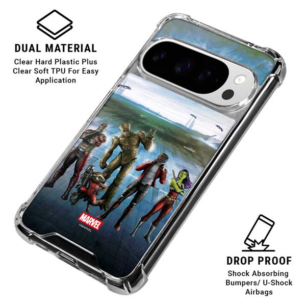 Marvel Guardians of the Galaxy Hero Squad Google Pixel 10 Pro XL Clear Case